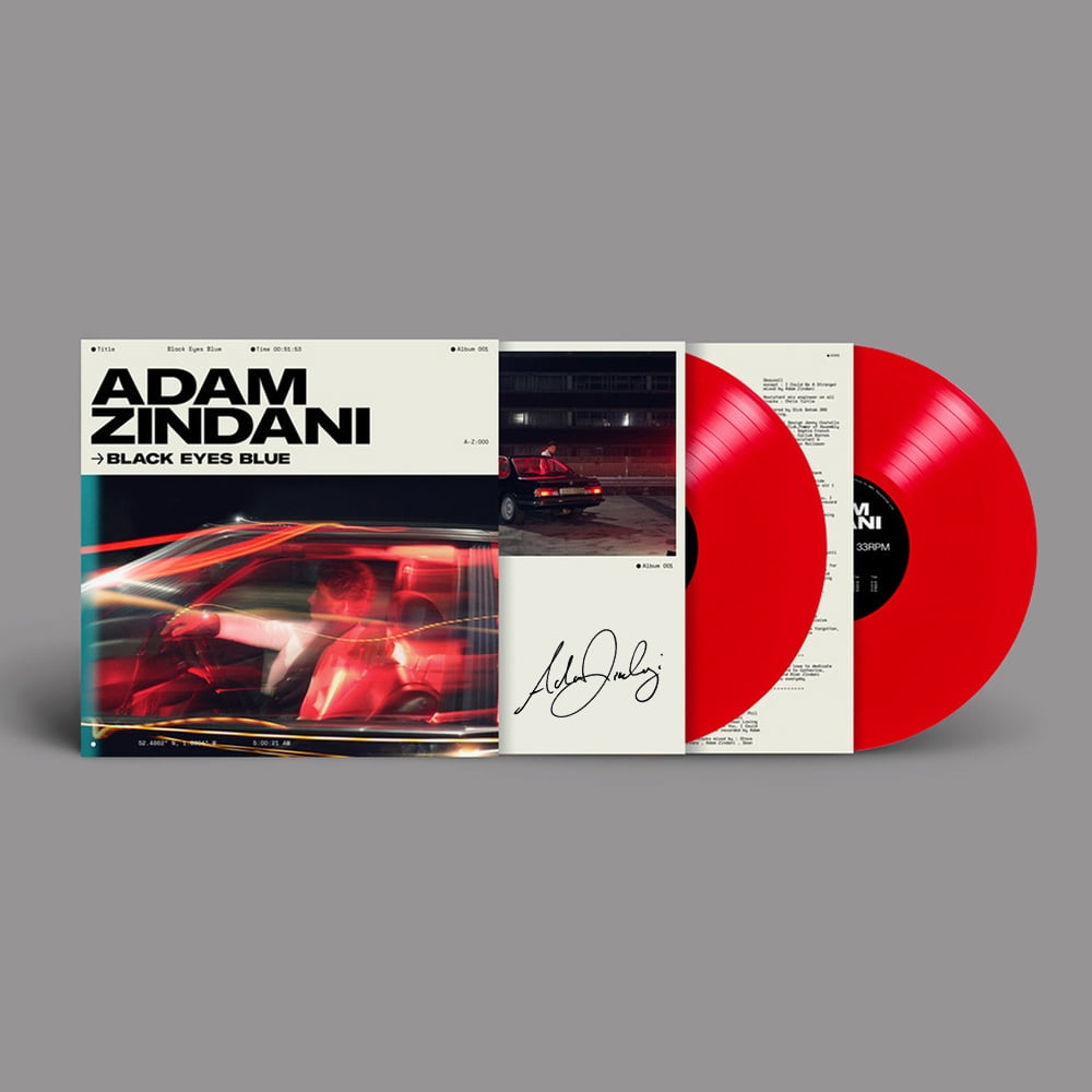 Adam Zindani - Black Eyes Blue Red Signed Double-Vinyl