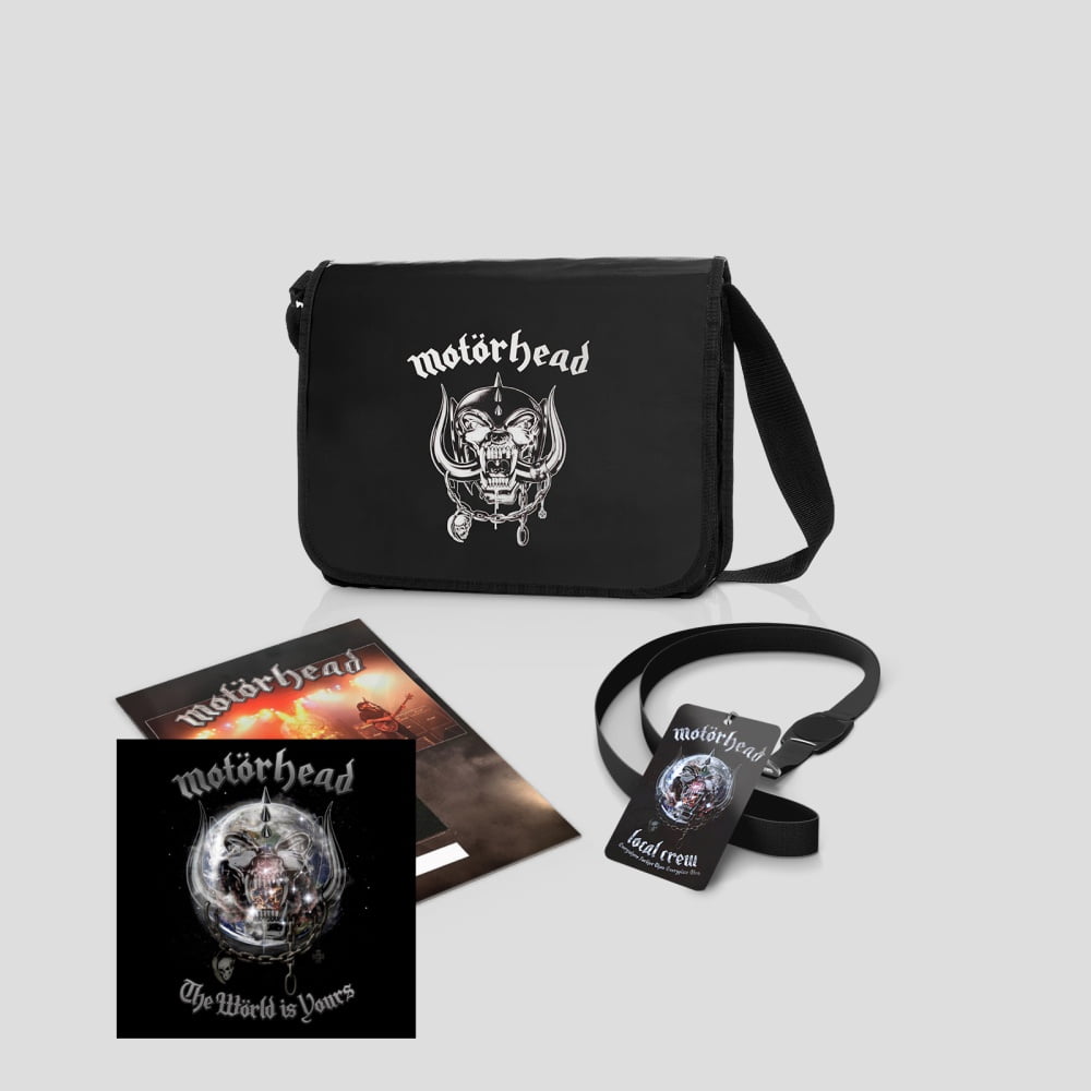 Motörhead - The World Is Yours CD and Messenger Bag