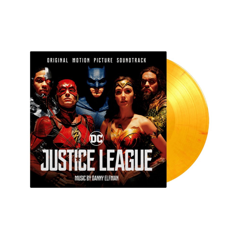 Danny Elfman - Justice League OST Flaming Coloured Double Heavyweight-Vinyl