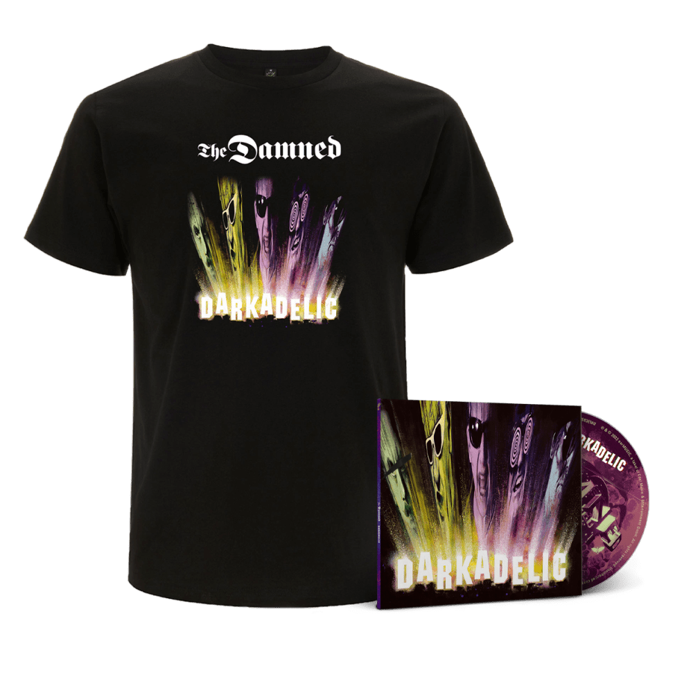 The Damned - DARKADELIC CD Digipak T-Shirt Cover Art -     CD       T-Shirt