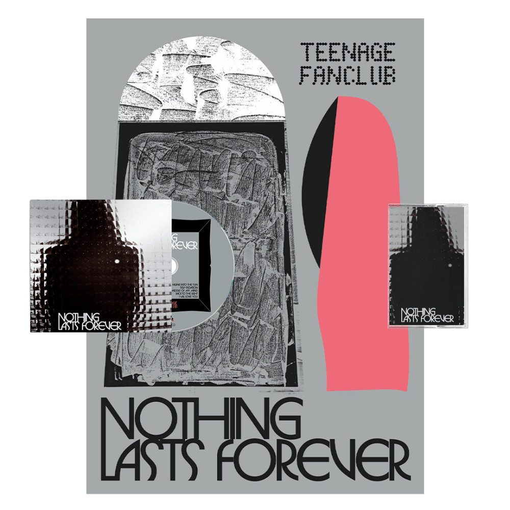 Teenage Fanclub - Nothing Lasts Forever CD Cassette Poster