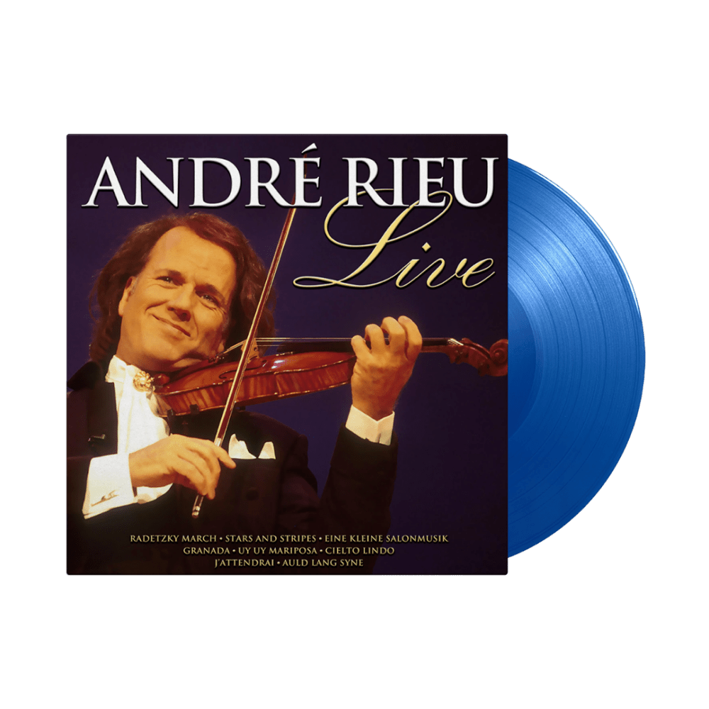 André Rieu - Live Translucent Blue Heavyweight-Vinyl