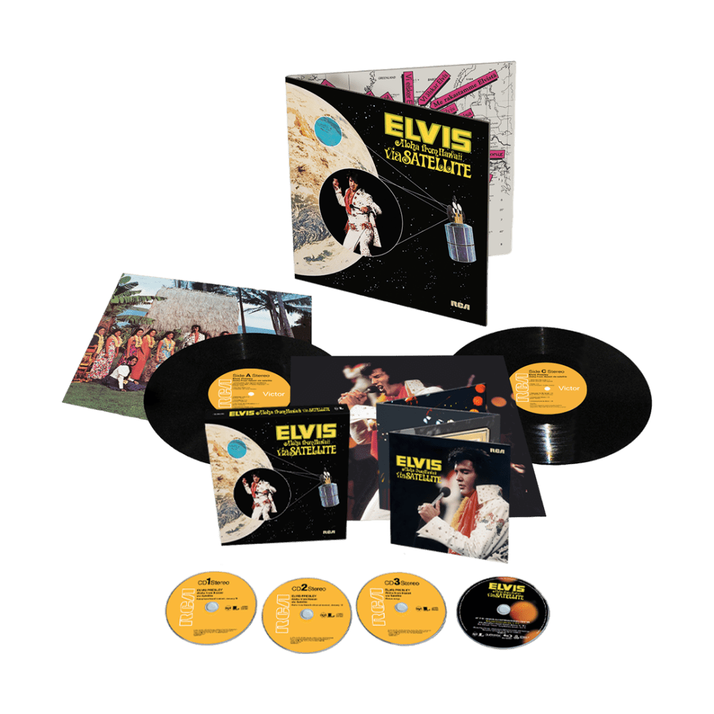 Elvis Presley - Aloha from Hawaii via Satellite 2LP 3CD/Blu-Ray -     CD
