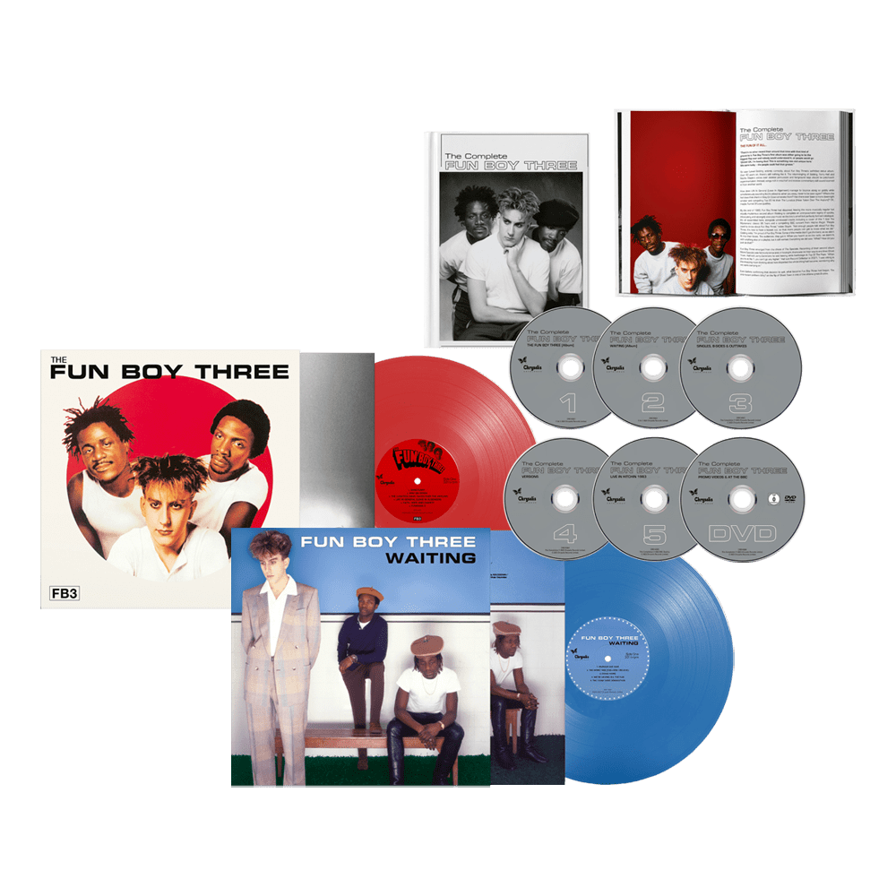Fun Boy Three - The Complete Fun Boy Three - 5CD/DVD Mediabook Waiting - Remastered Blue Vinyl The Fun Boy Three - Remastered Red Vinyl