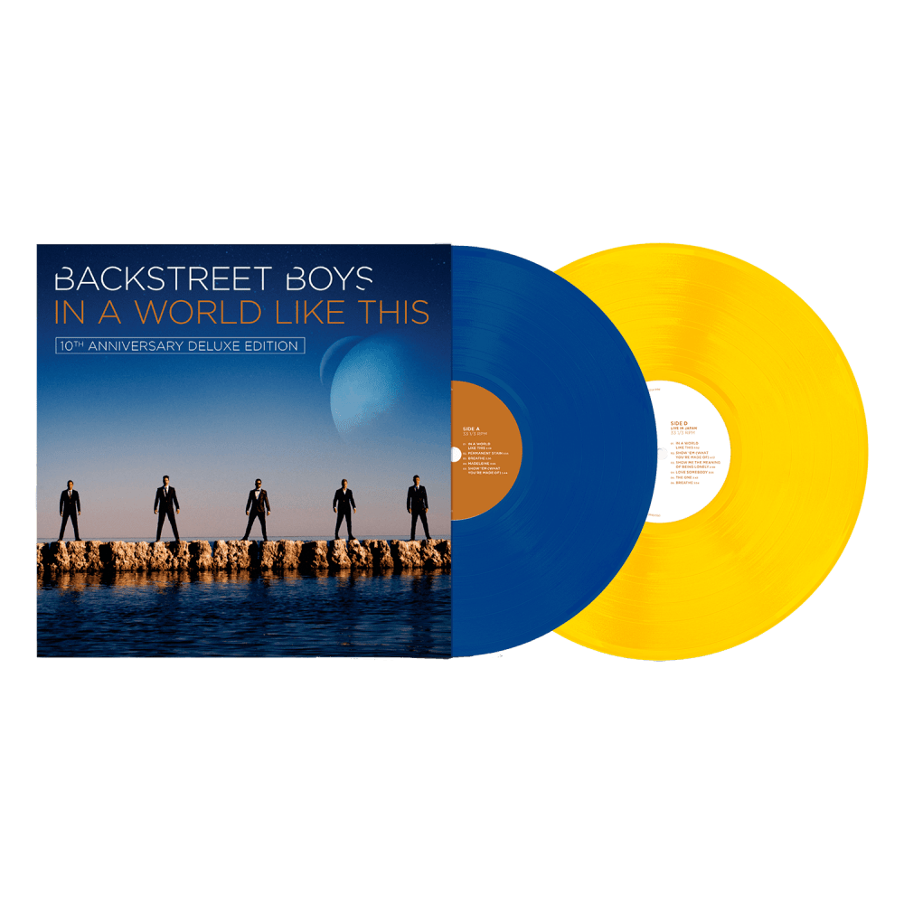 Backstreet Boys - In A World Like This Deluxe Edition Blue and Yellow Double-Vinyl