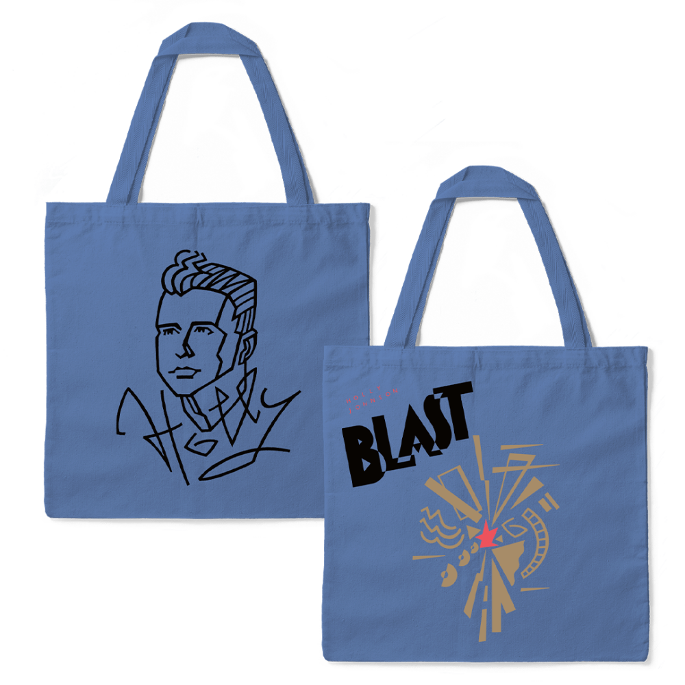 Holly Johnson - Blast Blue Tote Bag -              Tote Bag