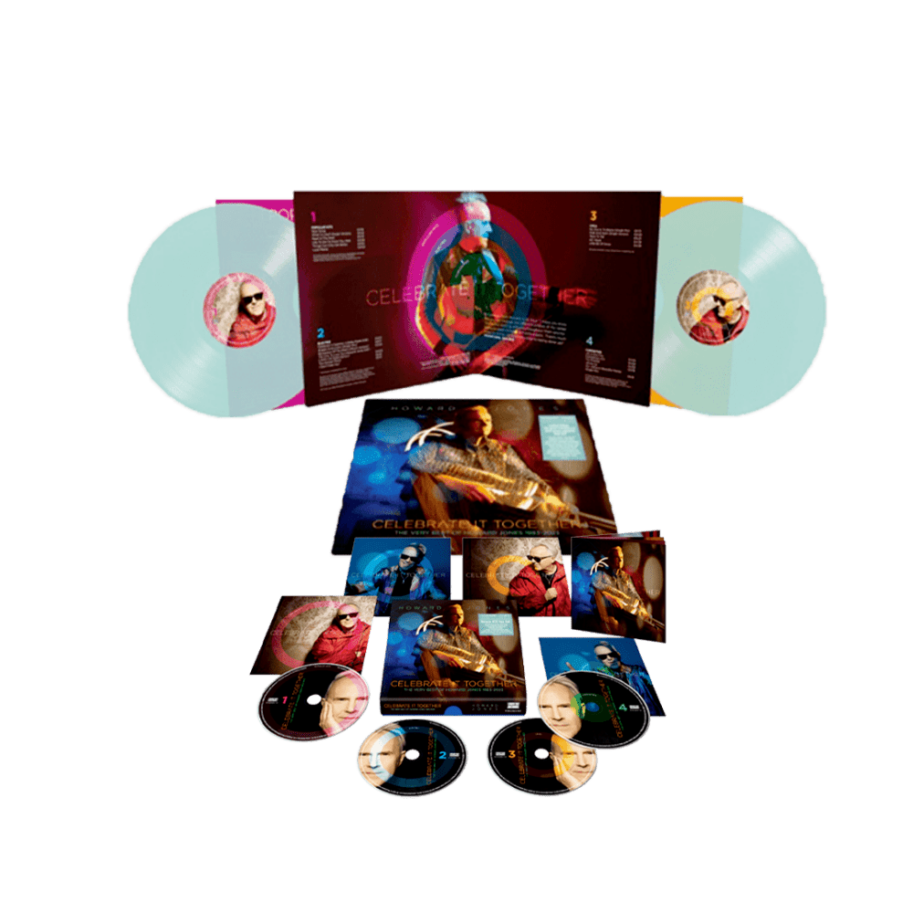 Howard Jones - Celebrate It Together The Very Best Of Howard Jones 1983-2023 Translucent Mint Green 4-Disc CD Boxset