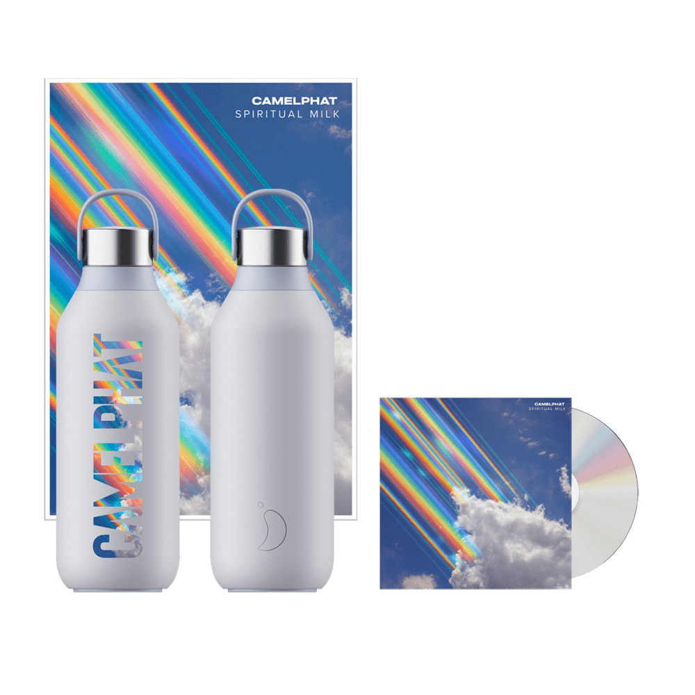 CamelPhat - Spiritual Milk CD Spiritual Milk Chillys Water Bottle Ltd Edition Inc Signed-Print