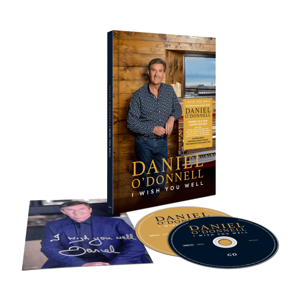Daniel O'Donnell - I Wish You Well Super Deluxe Edition Signed-CD DVD CD/DVD