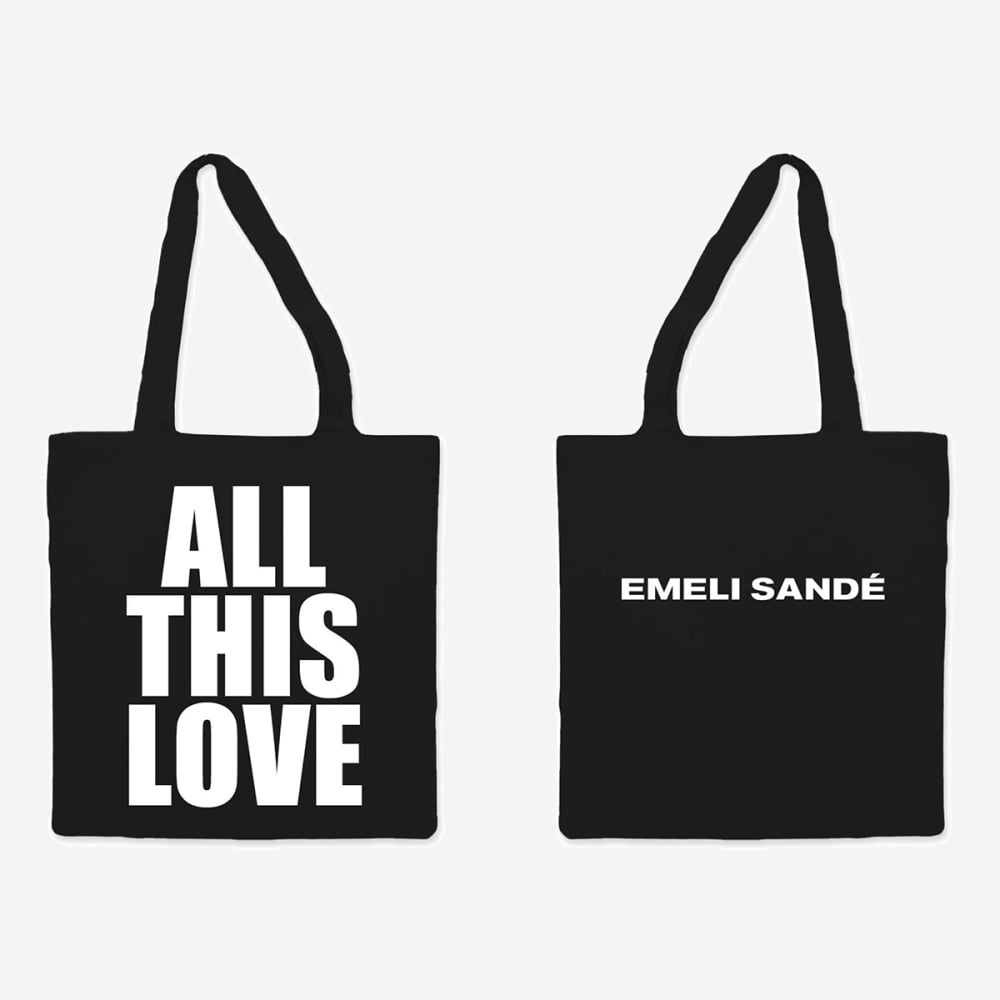 Emeli Sande - All This Love Black Tote Bag -              Tote Bag
