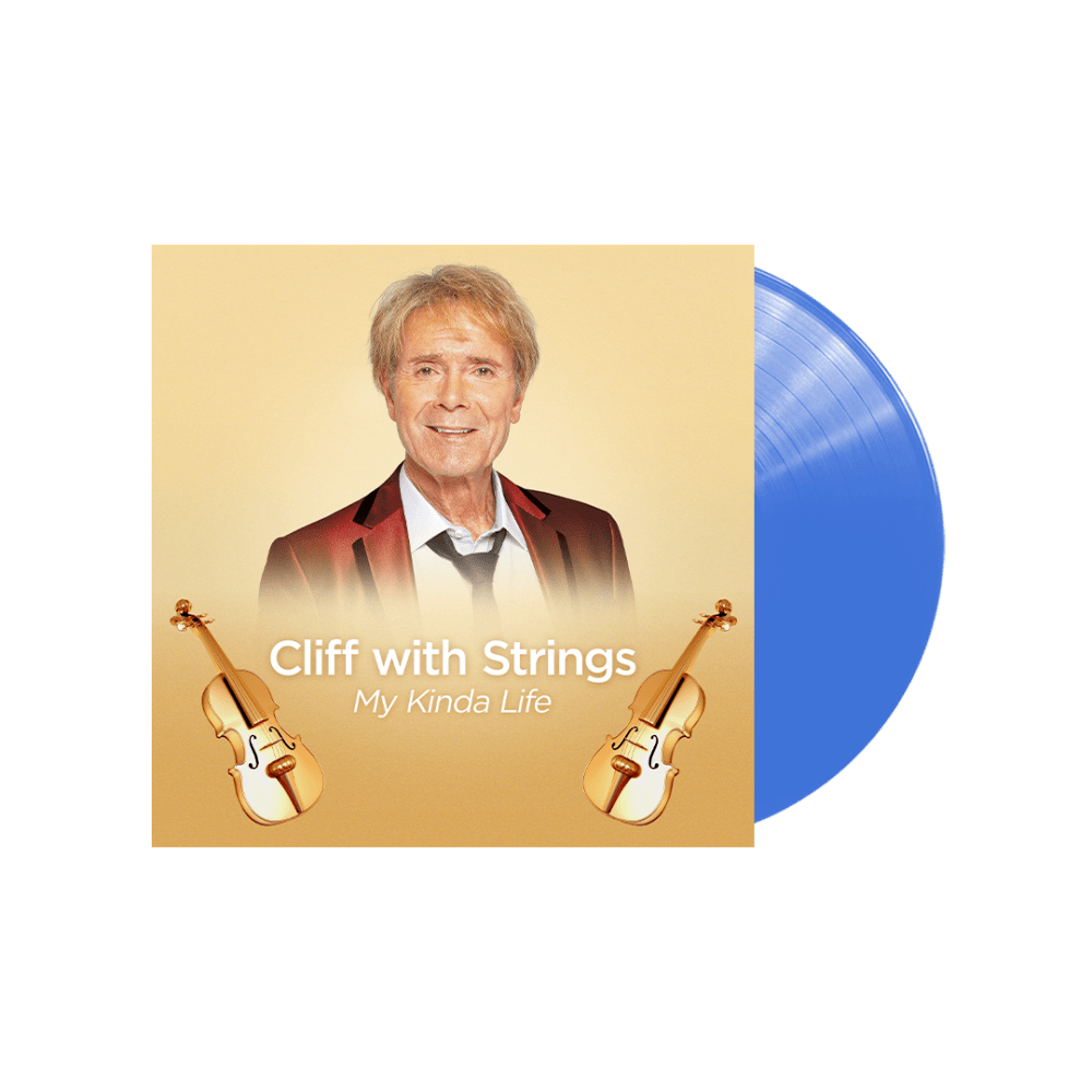 Cliff Richard - Cliff with Strings - My Kinda Life Blue Vinyl