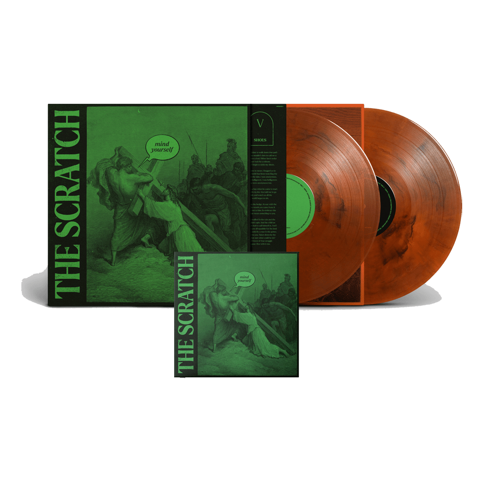 The Scratch - Mind Yourself Limited Edition Deluxe Double Coloured Vinyl With Etching, CD and Signed Art Print