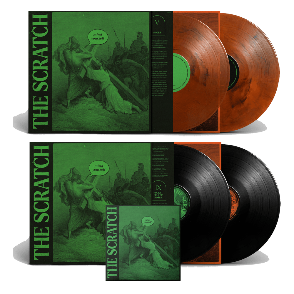 The Scratch - Mind Yourself Limited Edition Deluxe Double Coloured Vinyl With Etching, Standard Double-Vinyl, CD and Signed Art Print