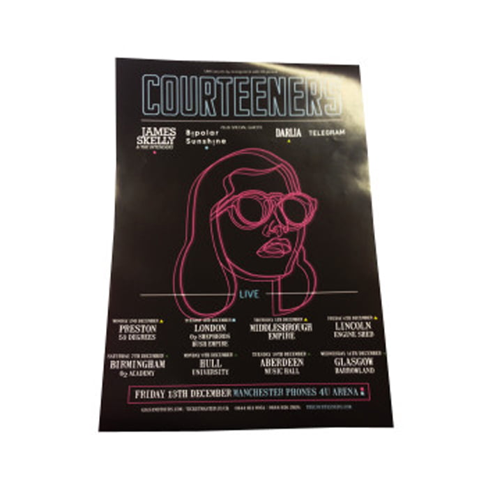 Courteeners - Tour Poster