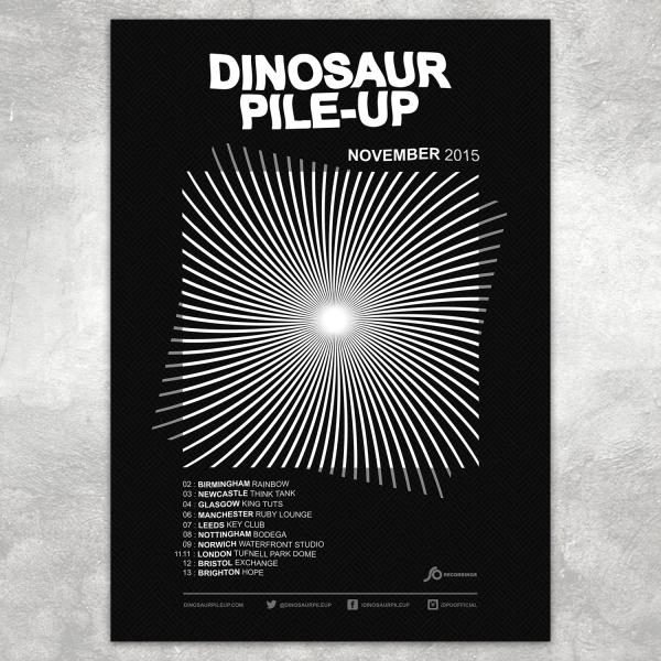 Dinosaur Pile-Up - Eleven Eleven Tour Poster