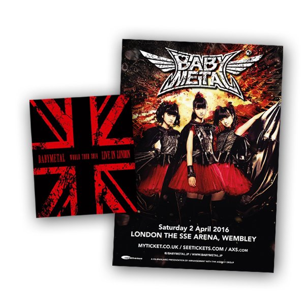 Babymetal - Live In London DVD + Print