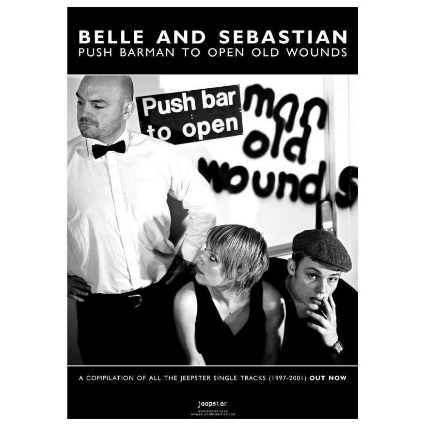 Belle and Sebastian - Push Barman To Open Old Wounds 42 x 30cm Poster