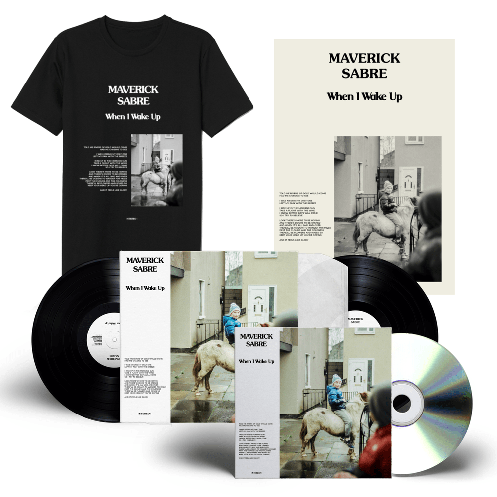 Maverick Sabre - When I Wake Up CD + Vinyl + Album T-Shirt + A3 Poster