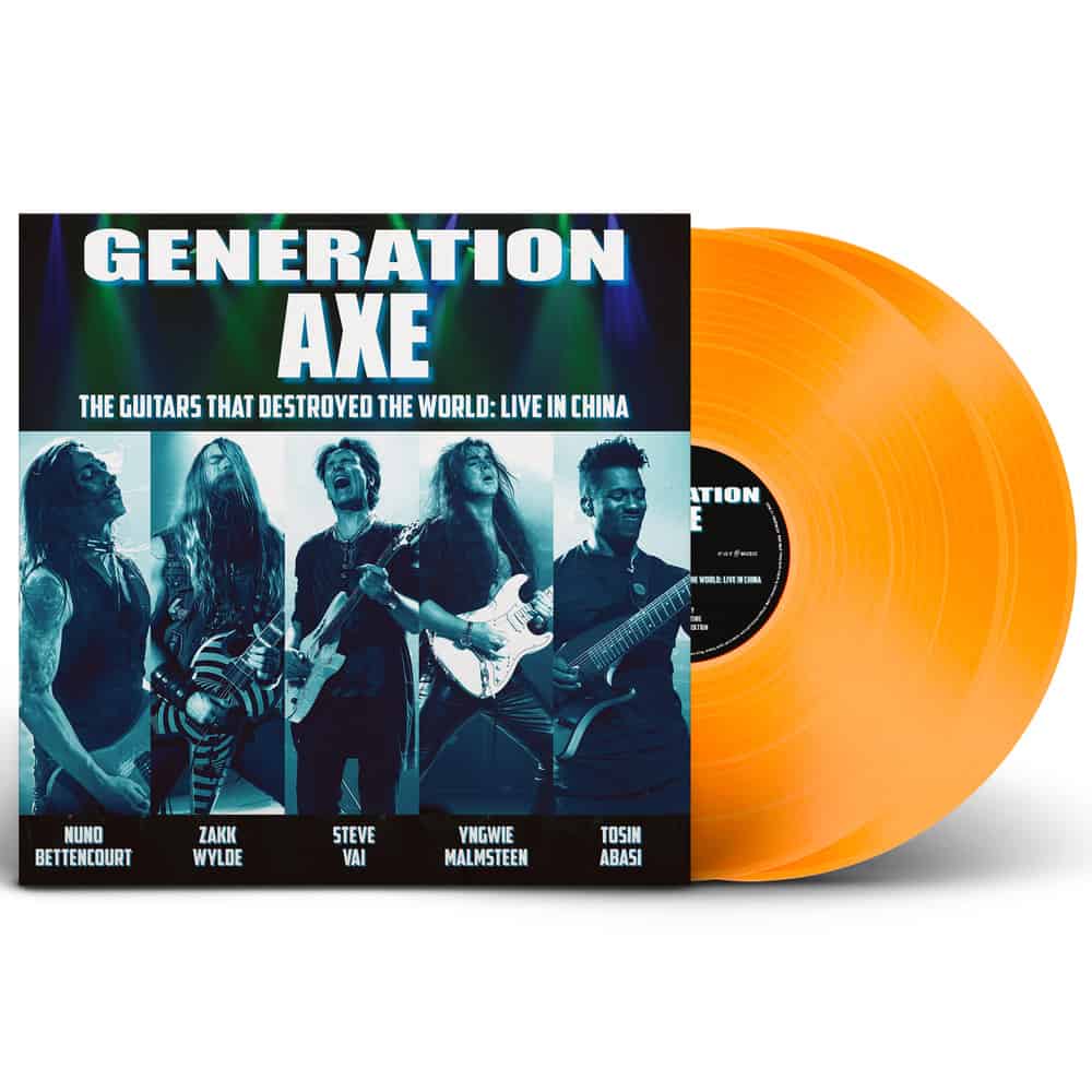 GENERATION AXE - The Guitars That Destroyed The World Live In China) Double-LP