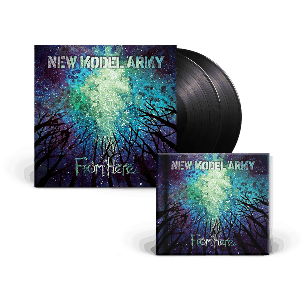 New Model Army - From Here - Double Heavyweight Gatefold Vinyl + CD Hardcover Media Book