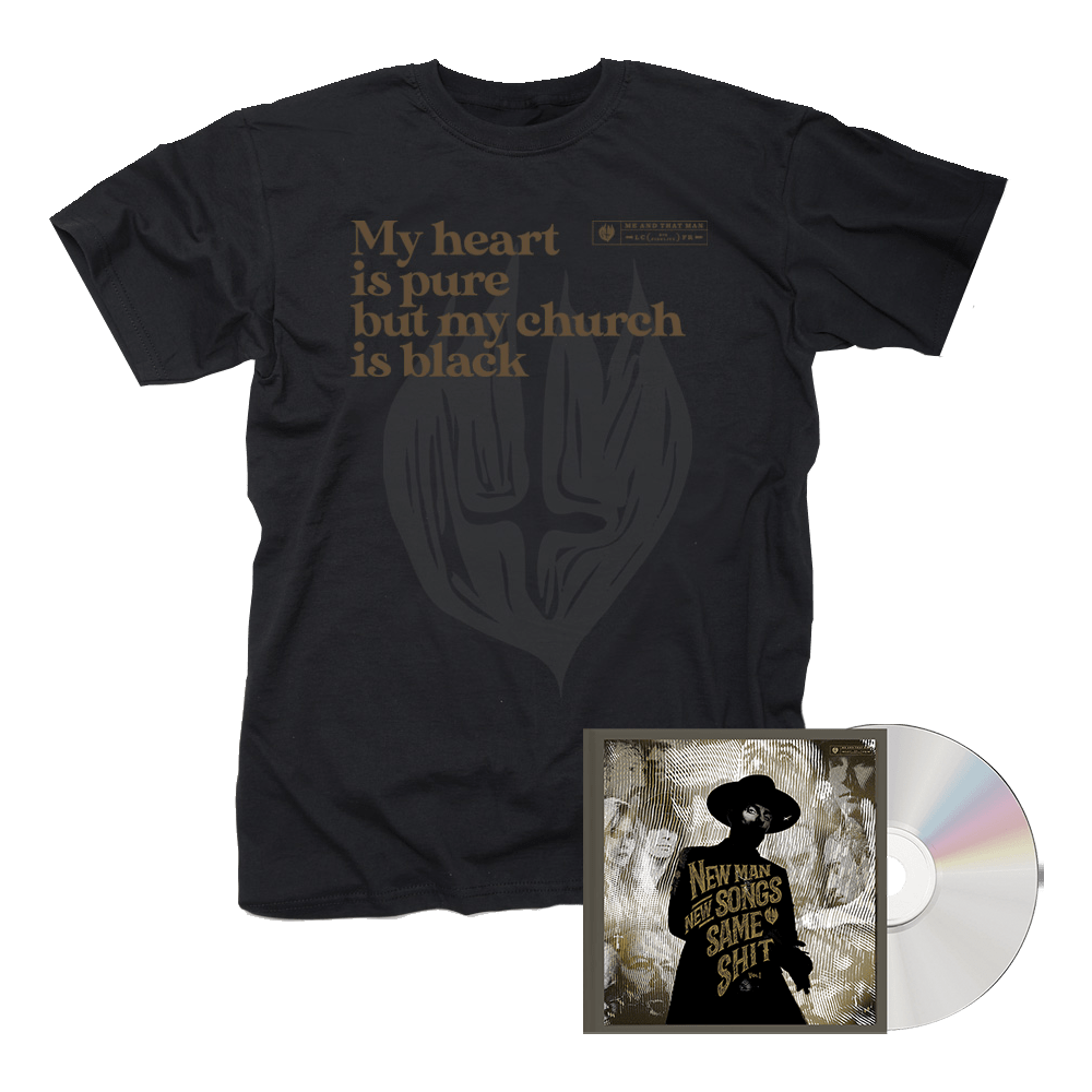 Me & That Man - New Man, New Songs, Same Shit Vol.1 CD Book T-Shirt Bundle