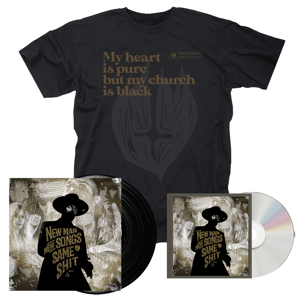 Me & That Man - New Man, New Songs, Same Shit Vol.1 Vinyl, CD Book T-Shirt Bundle