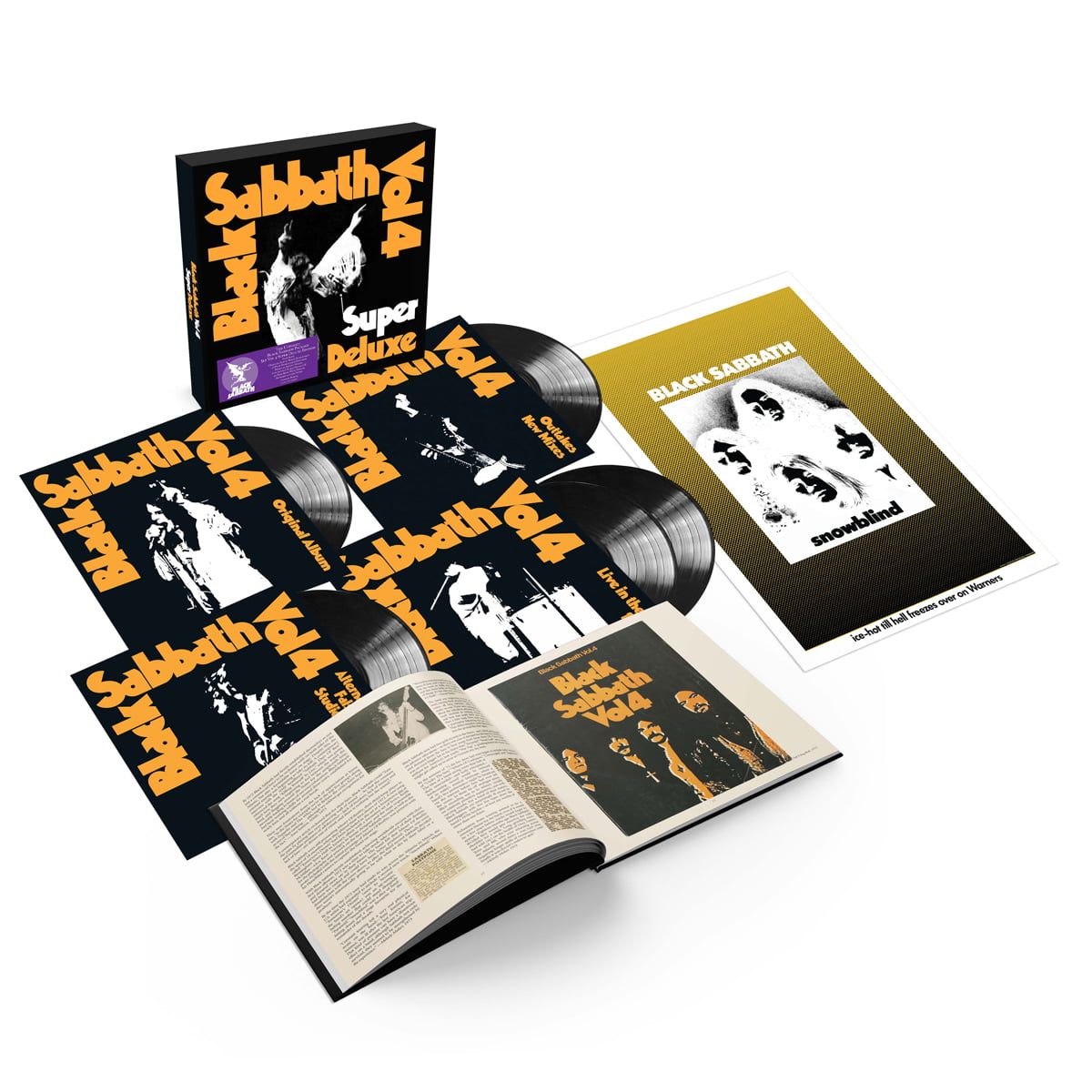 Black Sabbath - Vol. 4 Super Deluxe 5LP Boxset
