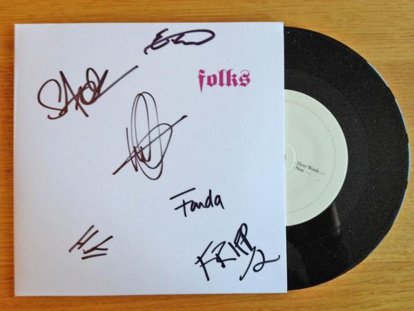 Folks - Dirty Words / Nest Signed) 7-Inch