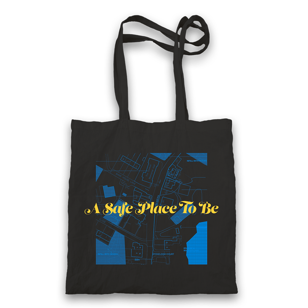 Aquilo - A Safe Place To Be Tote Bag Black -              Tote Bag