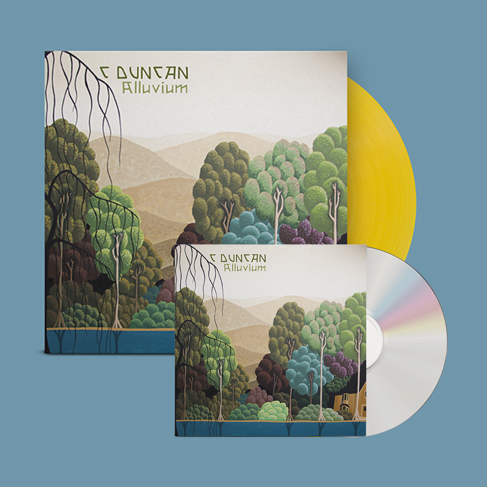 C Duncan - Alluvium Ochre Vinyl + CD Bundle (Includes Free Signed Print)