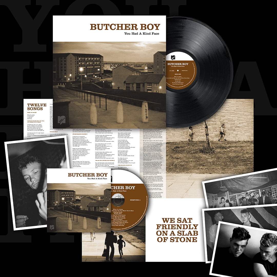 Butcher Boy - You Had a Kind Face CD Album Download Code Gatefold Vinyl 7-Inch Vinyl Postcards