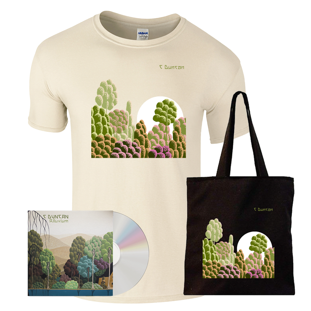 C Duncan - Alluvium Ochre CD T-Shirt Tote Bag