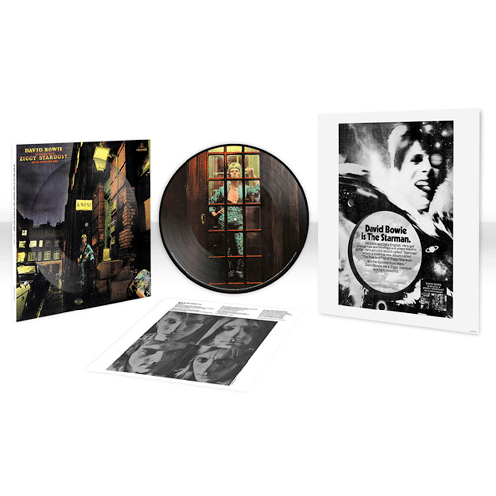 David Bowie - The Rise and Fall of Ziggy Stardust and the Spiders from Mars 50th Anniversary Picture Disc Vinyl