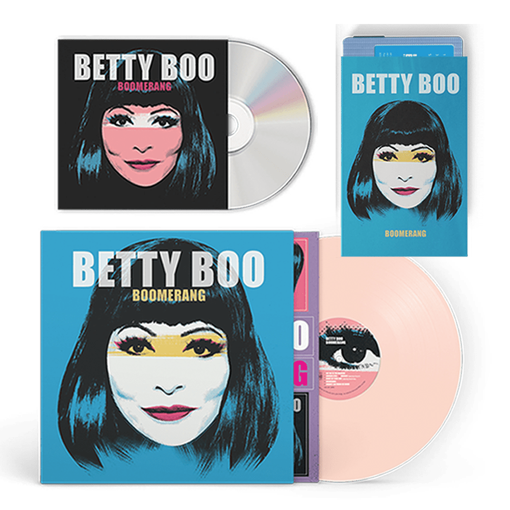 Betty Boo - Boomerang Signed-CD Blue Cassette Pink Vinyl