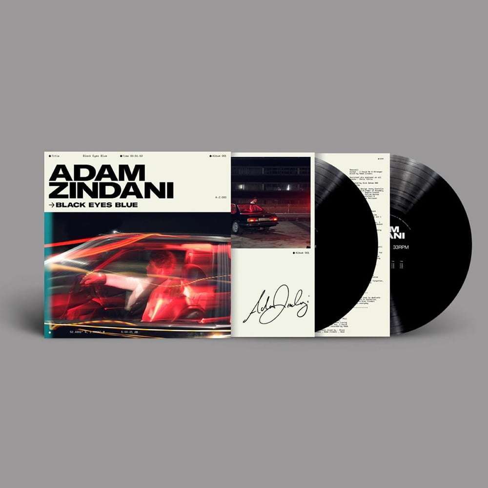 Adam Zindani - Black Eyes Blue Signed Double Heavyweight Vinyl