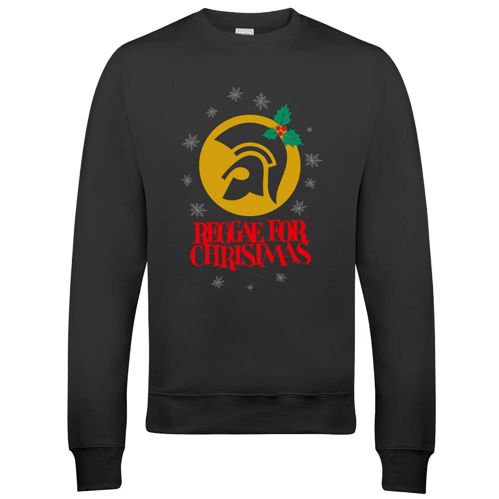 Trojan Records Store - Reggae For Christmas Black Sweatshirt