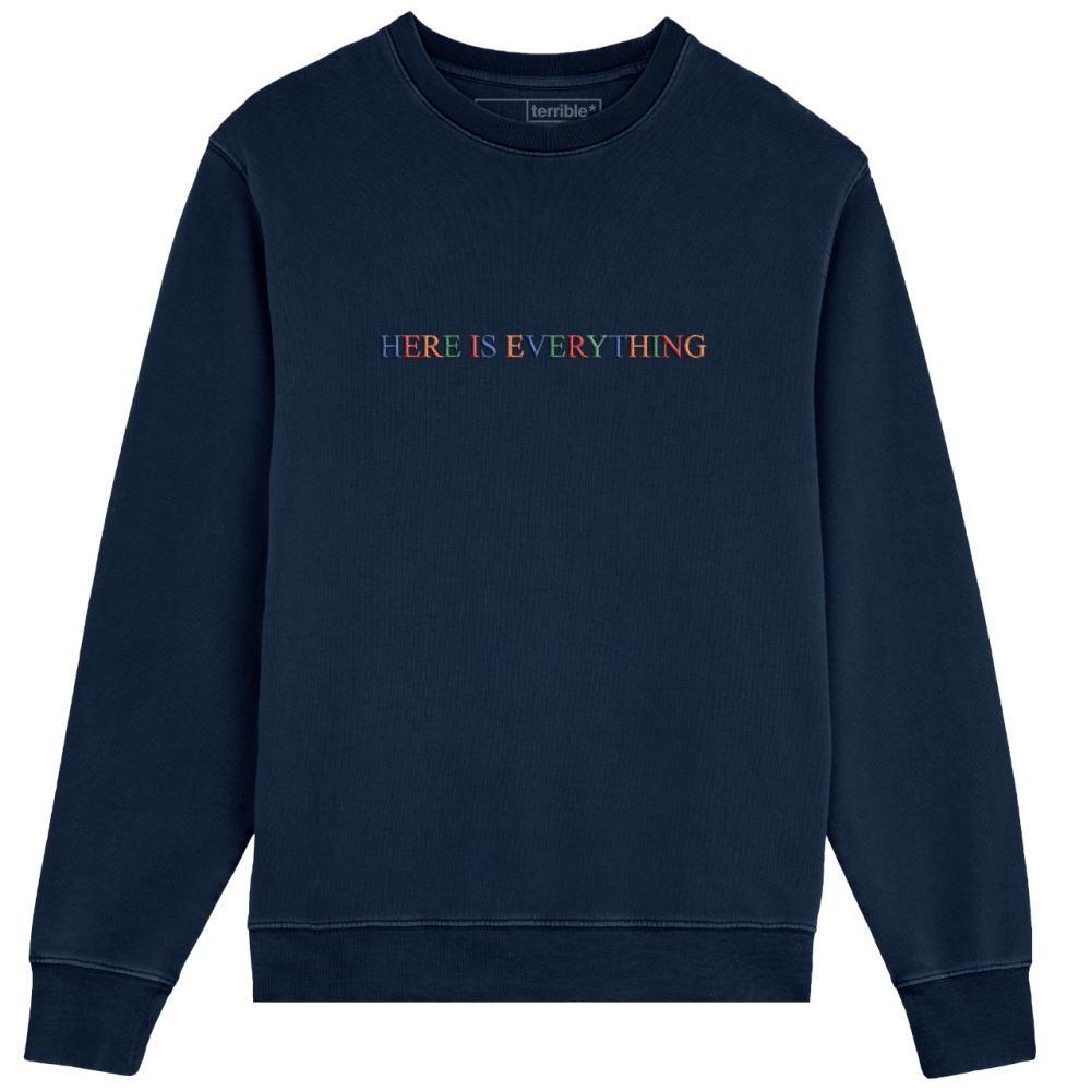 The Big Moon - Here is Everything Navy Sweatshirt