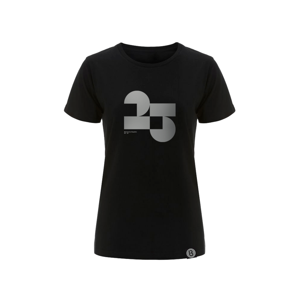 Bedrock Music - Bedrock 25 Ladies T-Shirt Black