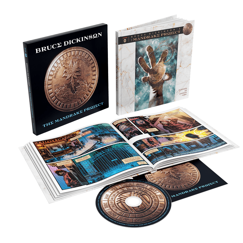 Bruce Dickinson - The Mandrake Project Bookpack Edition Deluxe-CD