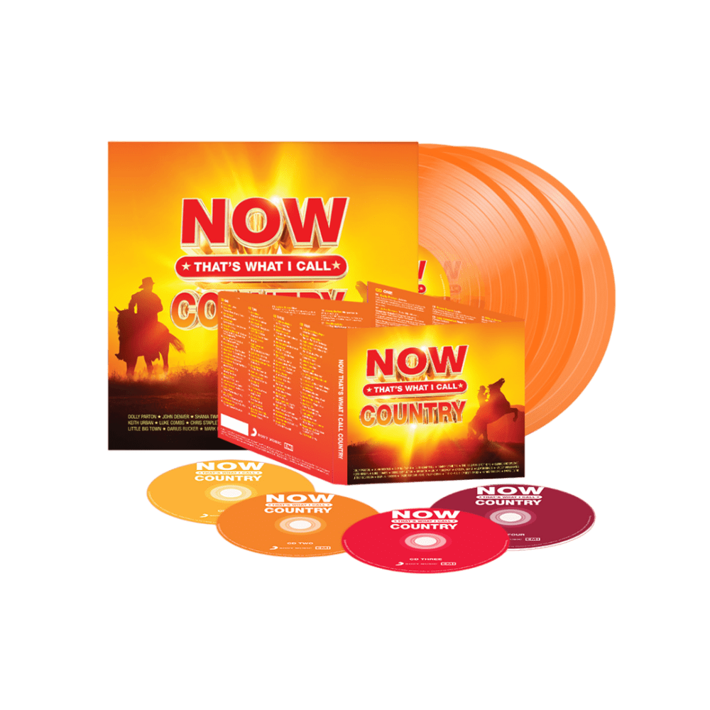 Various Artists - NOW Thats What I Call Country Transparent Orange 3LP 4CD -     CD