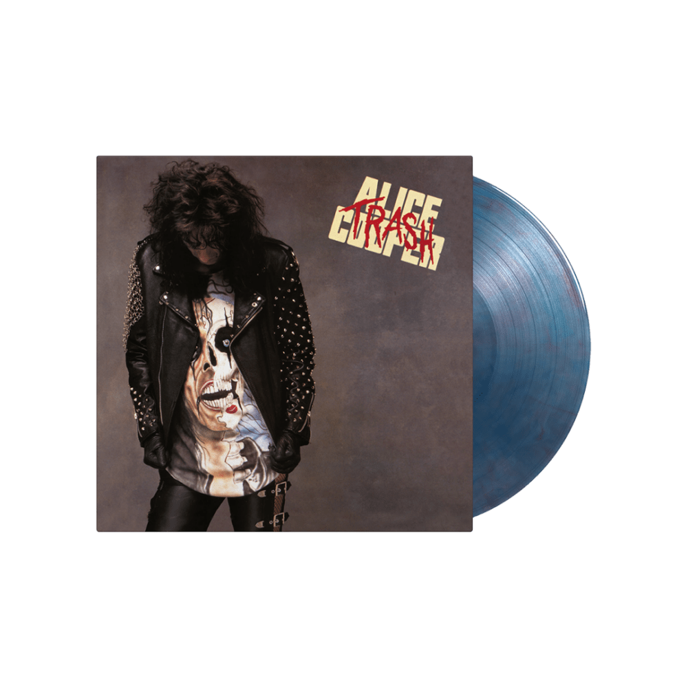 Alice Cooper - Trash Translucent Blue and Red Marbled Heavyweight-Vinyl