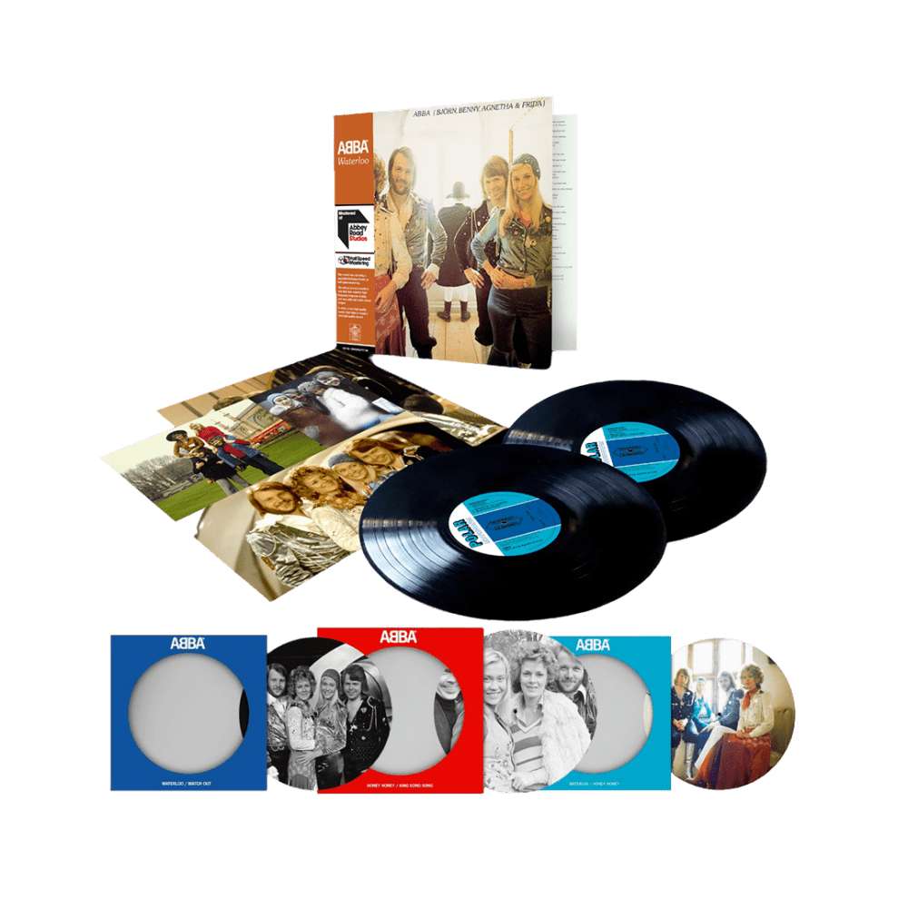 Abba - Waterloo 50th Anniversary Half Speed 2LP + 3x7 Inch Picture Discs