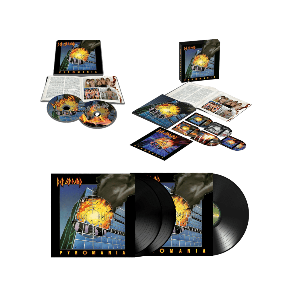 Def Leppard - Pyromania Half Speed Master Double-Vinyl 2CD 4CD/Blu-Ray -     CD Vinyl