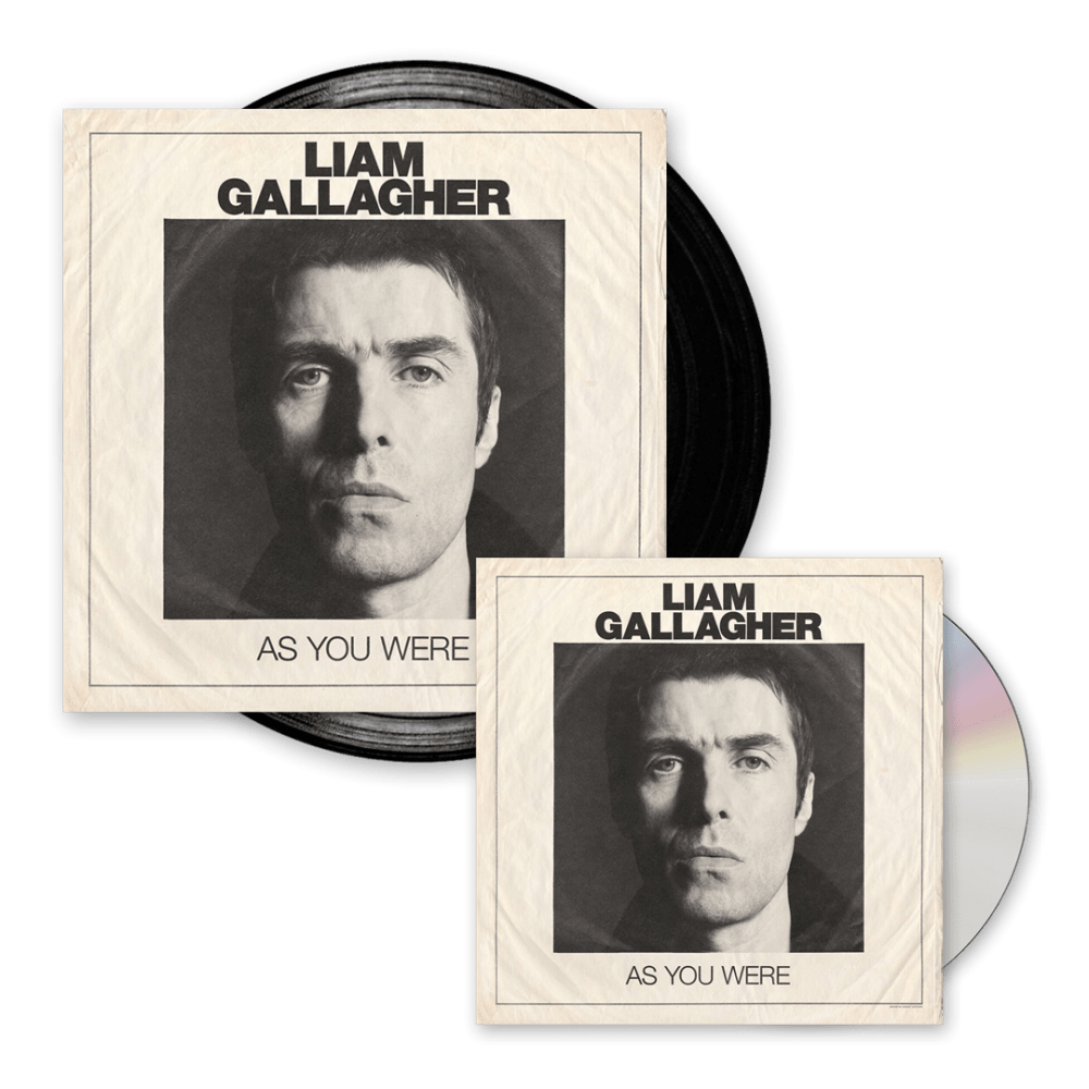Liam Gallagher - As You Were Deluxe-CD Black Vinyl LP