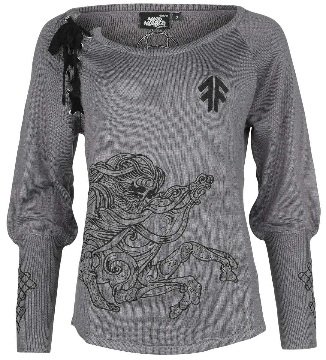Amon Amarth Knit jumper - EMP Signature Collection - S to XXL - for Women - grey