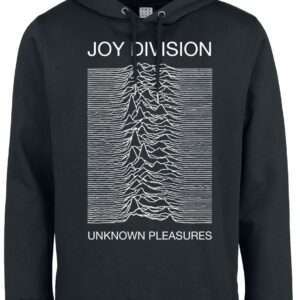 Joy Division Hooded sweater - Amplified Collection - Unknown Pleasures - S to 3XL - for Men - black
