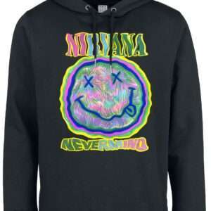 Nirvana Hooded sweater - Amplified Collection - Scribble Smiley - S to 3XL - for Men - black