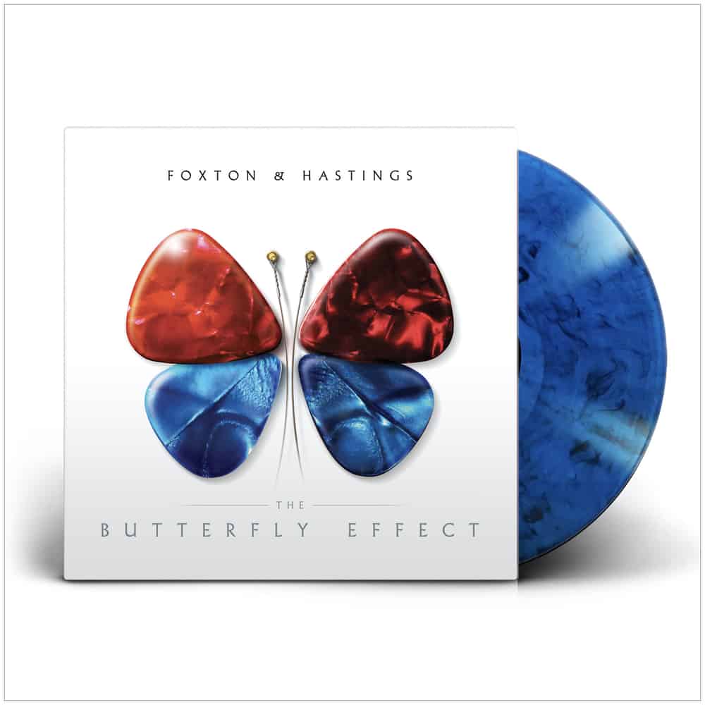 Foxton & Hastings - The Butterfly Effect Signed Blue Marble  12 Inch Vinyl