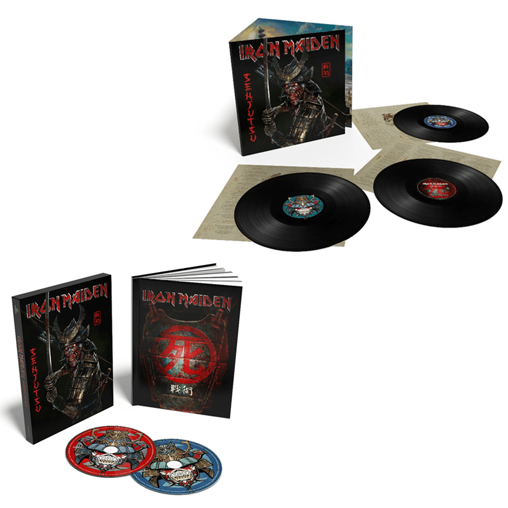 Iron Maiden  - Casebound Book CD + Triple Vinyl
