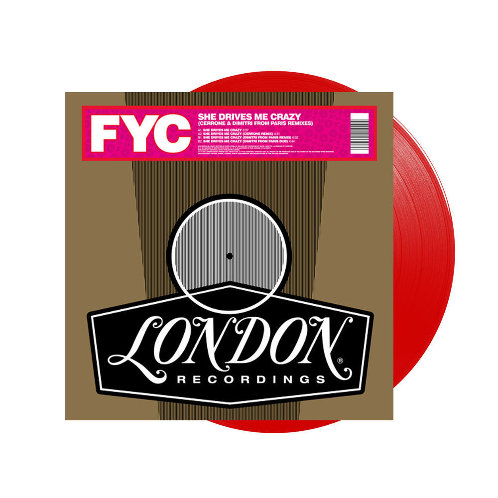 Fine Young Cannibals - She Drives Me Crazy (feat. Cerrone & Dimitri From Paris) RSD 2021 Red 12 Inch Vinyl
